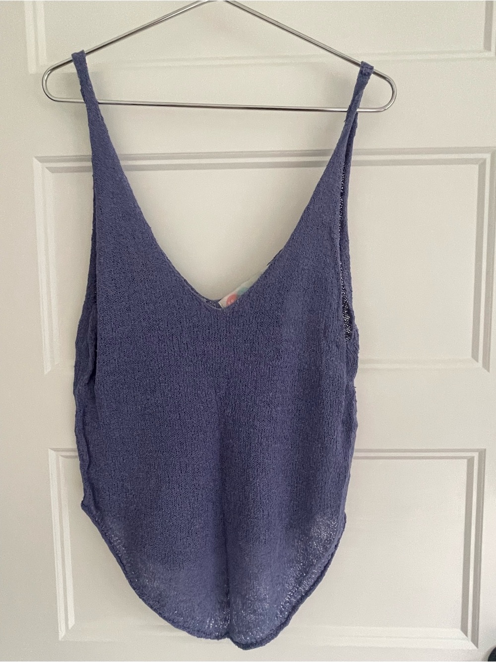 XS - blue purple tinted tank